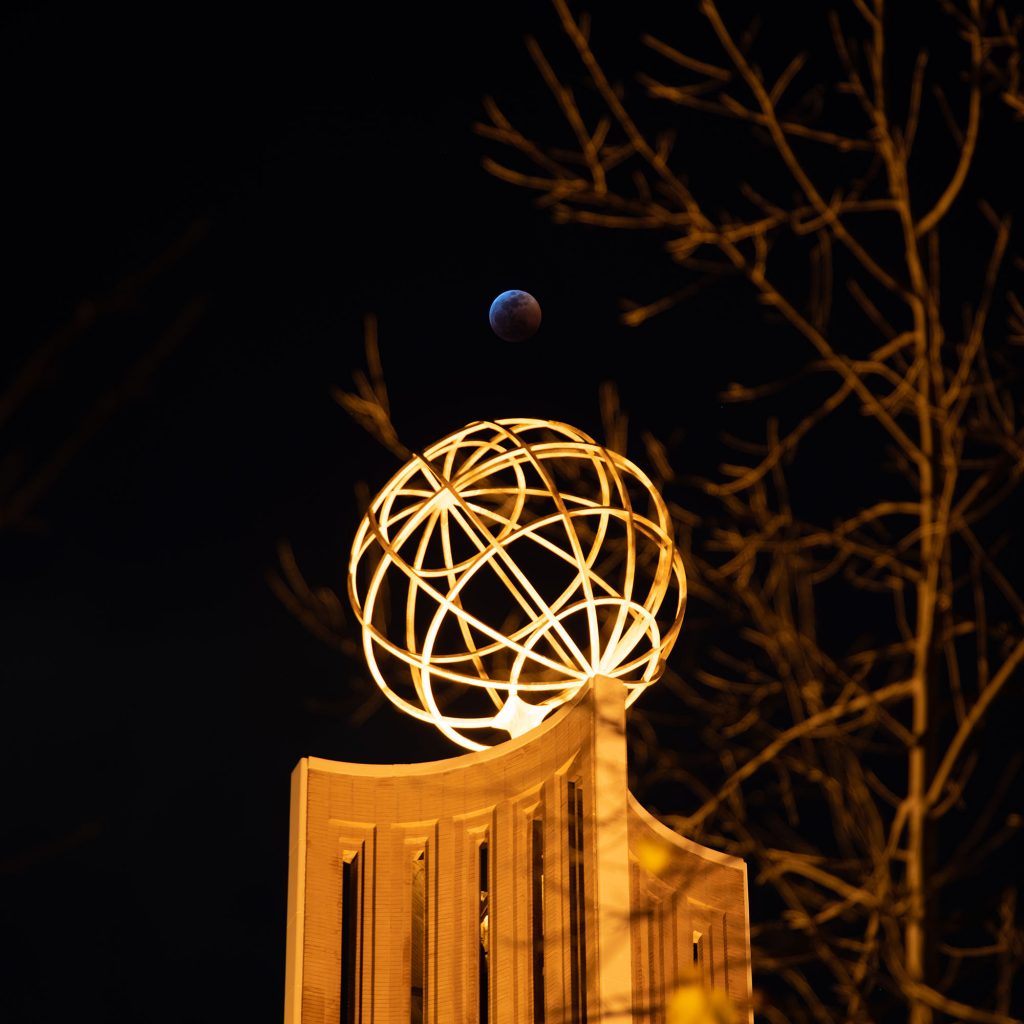 Lunar Eclipse, Von KleinSmid Center, Jan. 20 2019