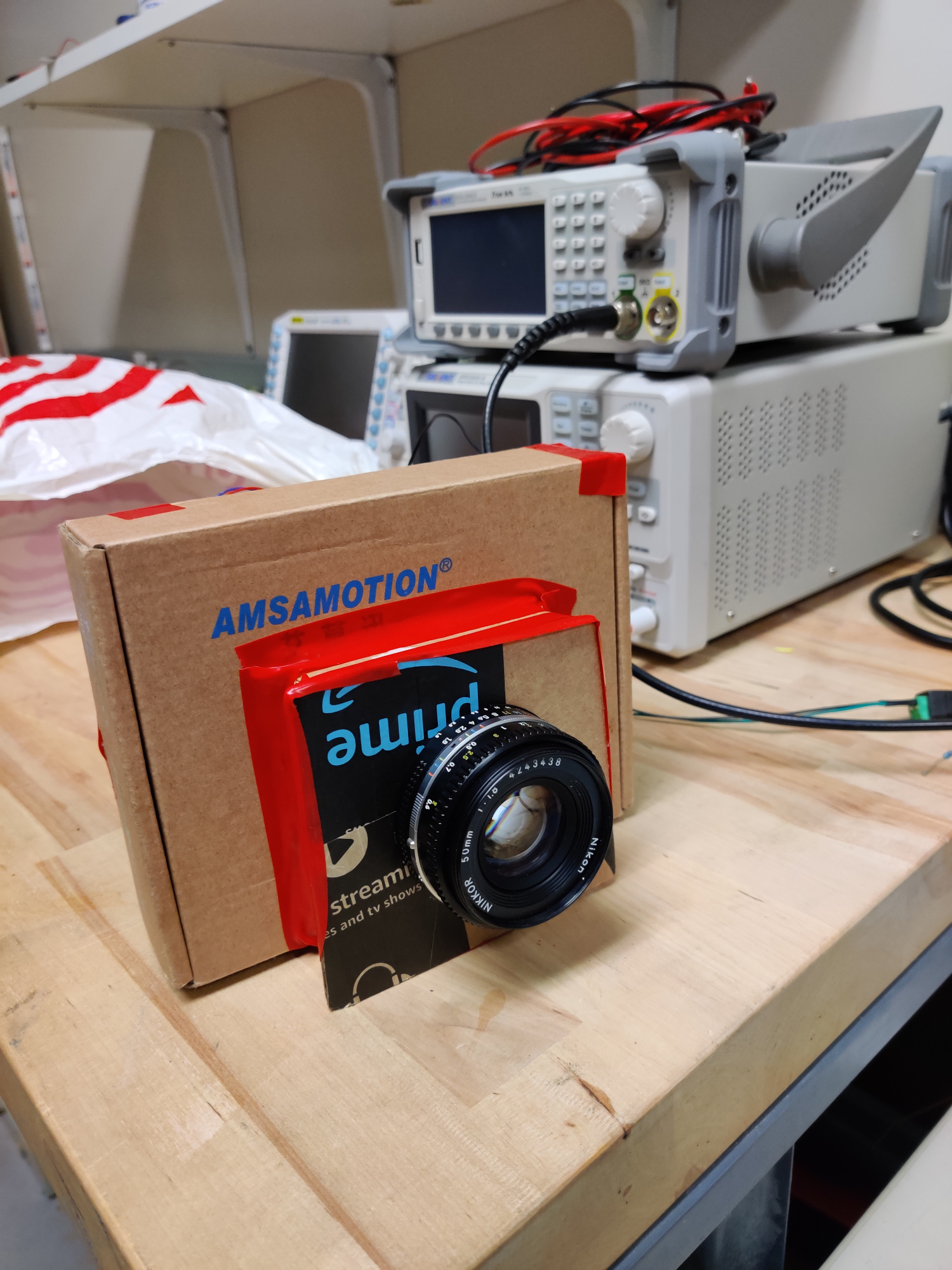 First Photo Taken with the Linear CCD Camera Yichi Yang